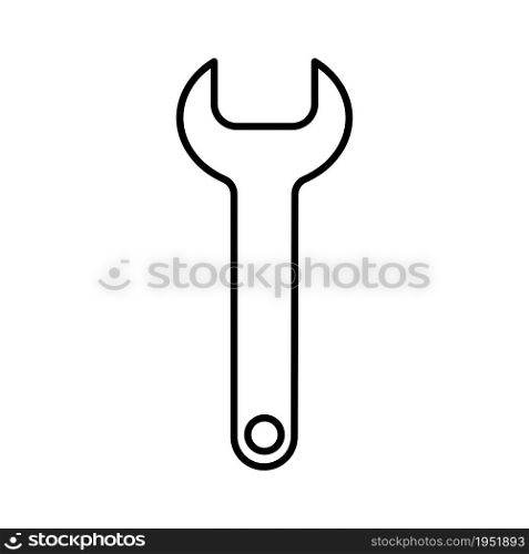Wrench Line Icon
