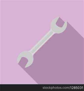 Wrench tool icon. Flat illustration of wrench tool vector icon for web design. Wrench tool icon, flat style