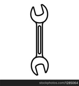 Wrench tool icon. Outline wrench tool vector icon for web design isolated on white background. Wrench tool icon, outline style
