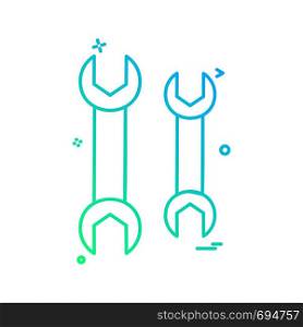 wrench tools vector