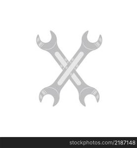 wrench vector element concept design template web