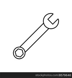 wrench vector image, this vector image can be used to create company logos, banners and others