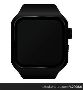Wrist digital watch mockup. Realistic illustration of wrist digital watch vector mockup for web. Wrist digital watch mockup, realistic style