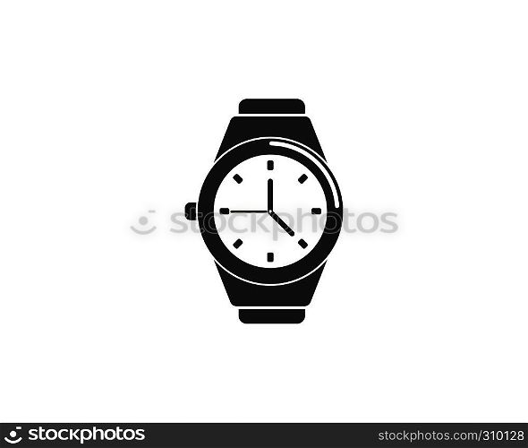 wristwatch icon vector template design template