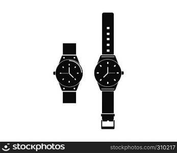 wristwatch icon vector template design template