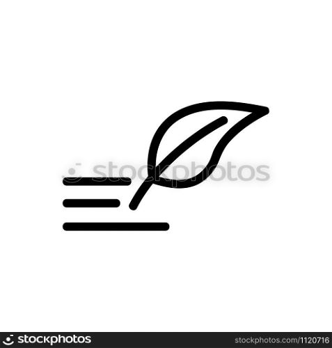 write by hand icon vector. A thin line sign. Isolated contour symbol illustration. write by hand icon vector. Isolated contour symbol illustration