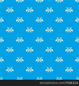 Writing pattern vector seamless blue repeat for any use. Writing pattern vector seamless blue