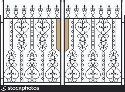 Wrought Iron Gate, Door, Fence, Window, Grill, Railing Design