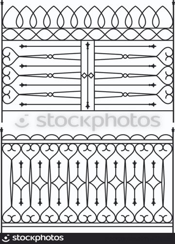 Wrought Iron Gate, Door, Fence, Window, Grill, Railing Design