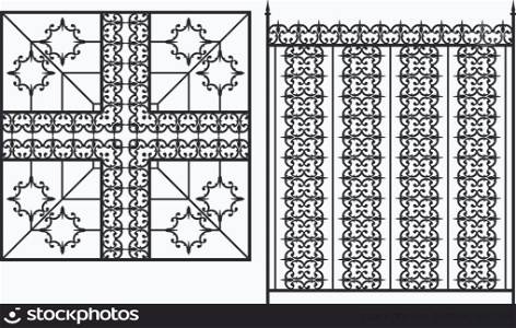 Wrought Iron Grill, Gate, Door, Fence, Window, Railing Design