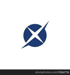 X icon Vector Illustration design Logo template