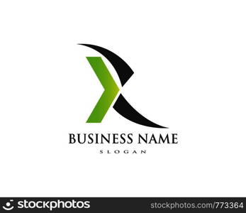 X Letter Logo Business Template Vector icon