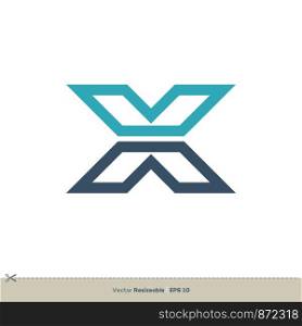 X Letter Logo Template Illustration Design. Vector EPS 10.