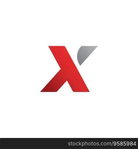 X Letter Logo Template vector design
