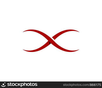 X Letter Logo Template vector icon design