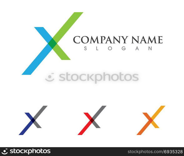 X Letter Logo Template. X Letter Logo Template vector icon design