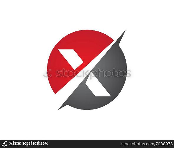 X Letter Logo Template . X Letter Logo Template vector icon design