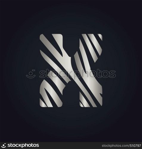 X letter logo vector design. Initial letter X logo design.