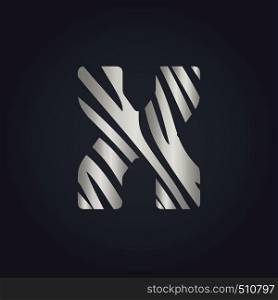 X letter logo vector design. Initial letter X logo design.
