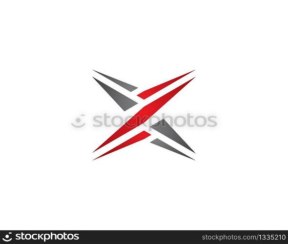 X letter logo vector icon illustration design