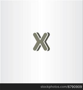 x letter vector logo logotype icon symbol