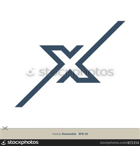 X Letter vector Logo Template Illustration Design. Vector EPS 10.