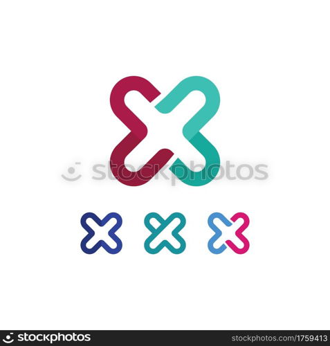 X logo and Letter X vector, Logo Template, Illustration Design vector graphic alphabet symbol initial, brand