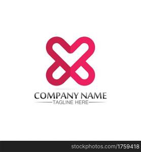 X logo and Letter X vector, Logo Template, Illustration Design vector graphic alphabet symbol initial, brand