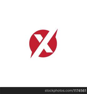 X Logo Template vector symbol nature