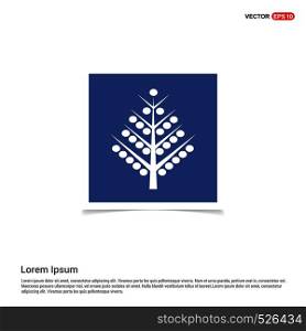 X-Mas Tree Icon - Blue photo Frame