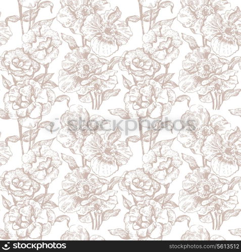 &#x9;Seamless floral pattern