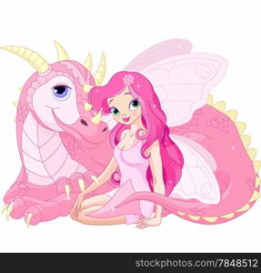 &#xA;Beautiful Magic Dragon and Beautiful Fairy