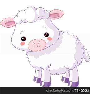 &#xA;Farm animals. Illustration of cute Lamb