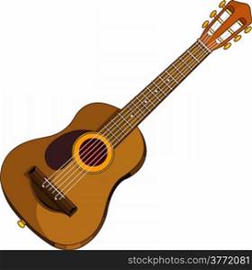 &#xA;Illustration of an acoustic guitar