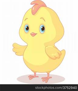 &#xA;Illustration of Cute Easter Chick