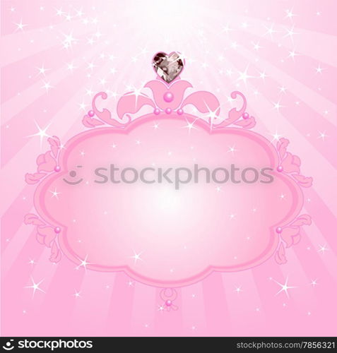 &#xA;Princess Love pink frame. Perfect for beautiful girls