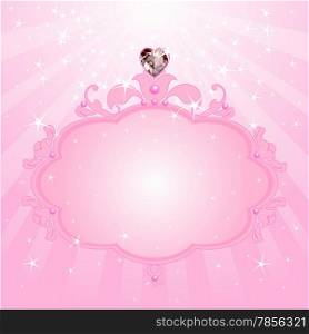 &#xA;Princess Love pink frame. Perfect for beautiful girls