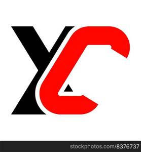 xc letter logo vector illustration design