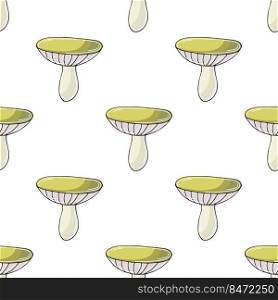 Xerocomus. Seamless pattern with forest mushrooms. Illustration in hand draw style. Autumn motives. Can be used for fabric. Autumn mood. Illustration in hand draw style. Seamless pattern