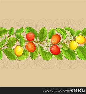 ximenia vector pattern on color background. ximenia vector pattern