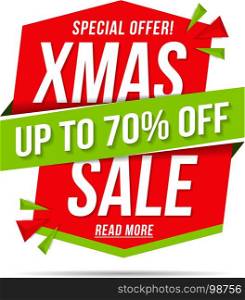 Xmas Sale. Christmas sale, special offer, vector eps10 illustration