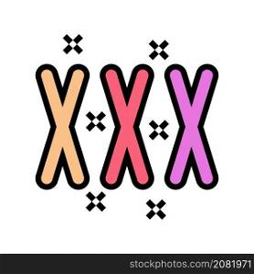 xxx sex toy color icon vector. xxx sex toy sign. isolated symbol illustration. xxx sex toy color icon vector illustration