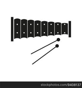 Xylophone icon. Percussion musical instrument icon. Vector illustration. EPS 10. stock image.. Xylophone icon. Percussion musical instrument icon. Vector illustration. EPS 10.