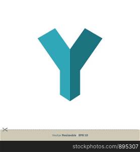 Y Letter Logo Template Illustration Design. Vector EPS 10.