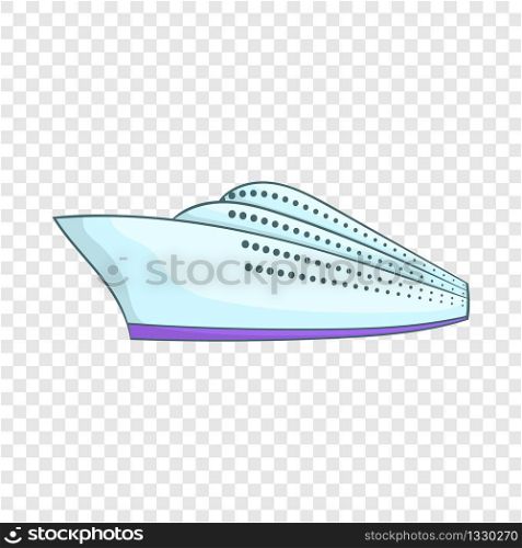 Yacht icon in cartoon style isolated on background for any web design . Yacht icon, cartoon style