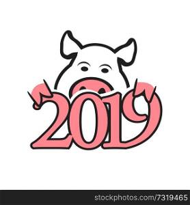 Year of the Earth Pig 2019 on the Chinese Calendar