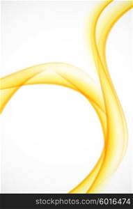 Yellow abstract background. Yellow abstract background wave orange smooth design