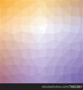 Yellow and blue geometric low poly style vector illustration graphic background.