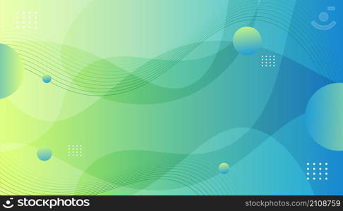 Yellow and blue gradient geometric shape background