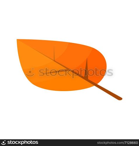 Yellow autumn leaf icon. Isometric of yellow autumn leaf vector icon for web design isolated on white background. Yellow autumn leaf icon, isometric style